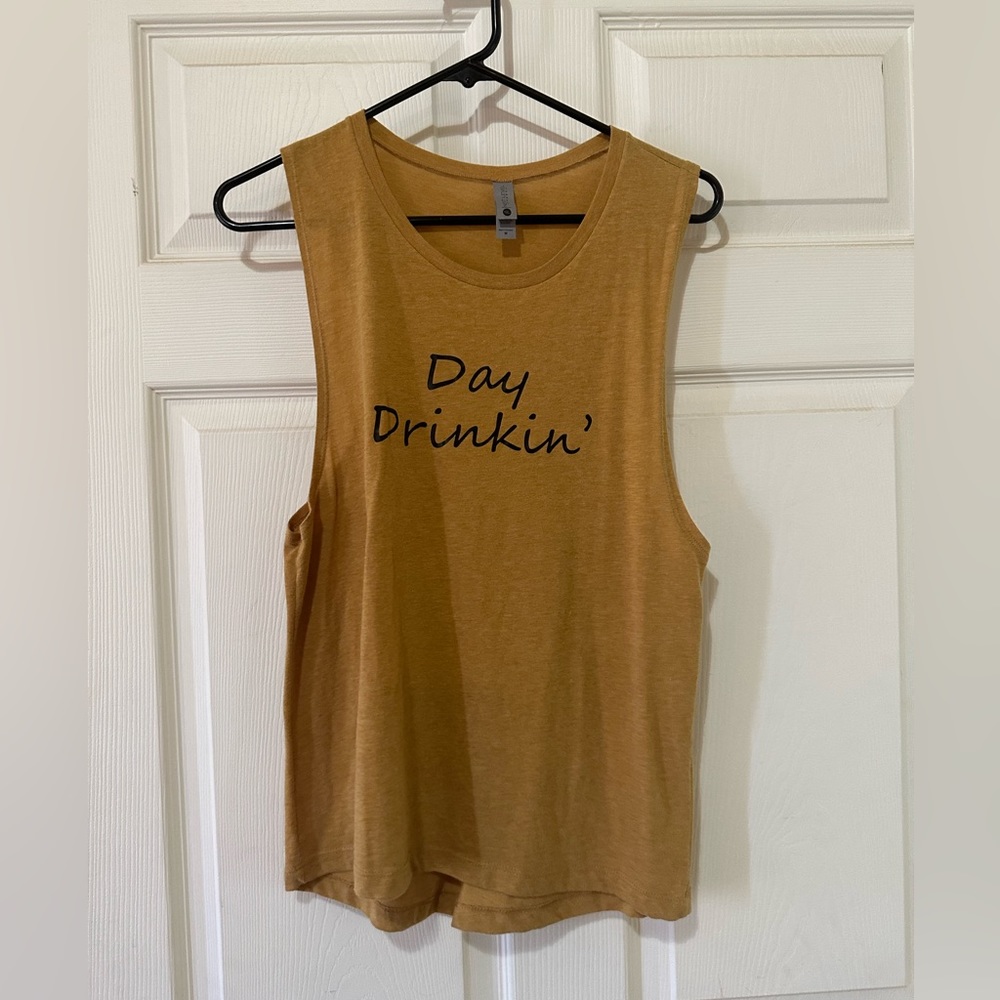 Yellow/mustard day drinkin top